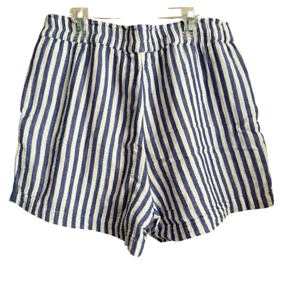 Rails Leighton Blue and White Striped Relaxed Women’s Shorts - Picture 3 of 6